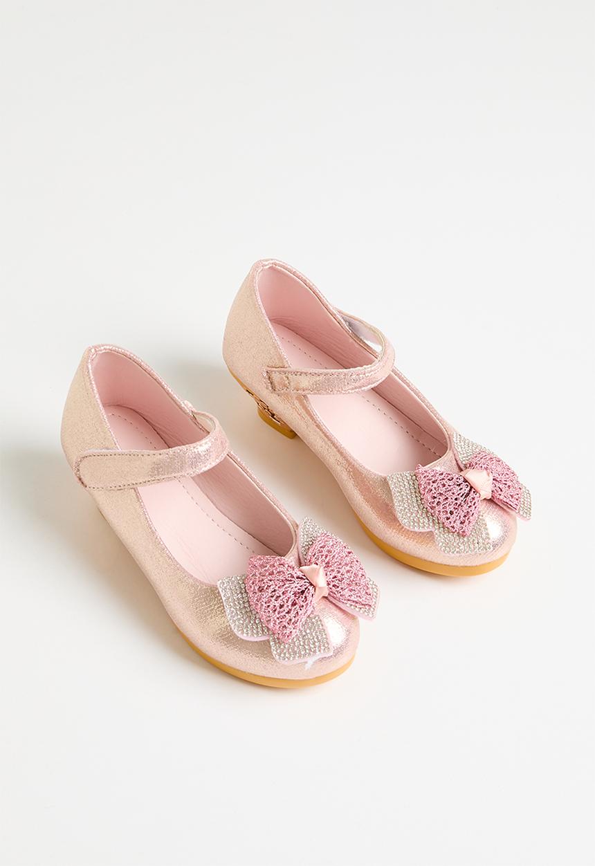 Pop Candy - Bowknot kitten heels - pink