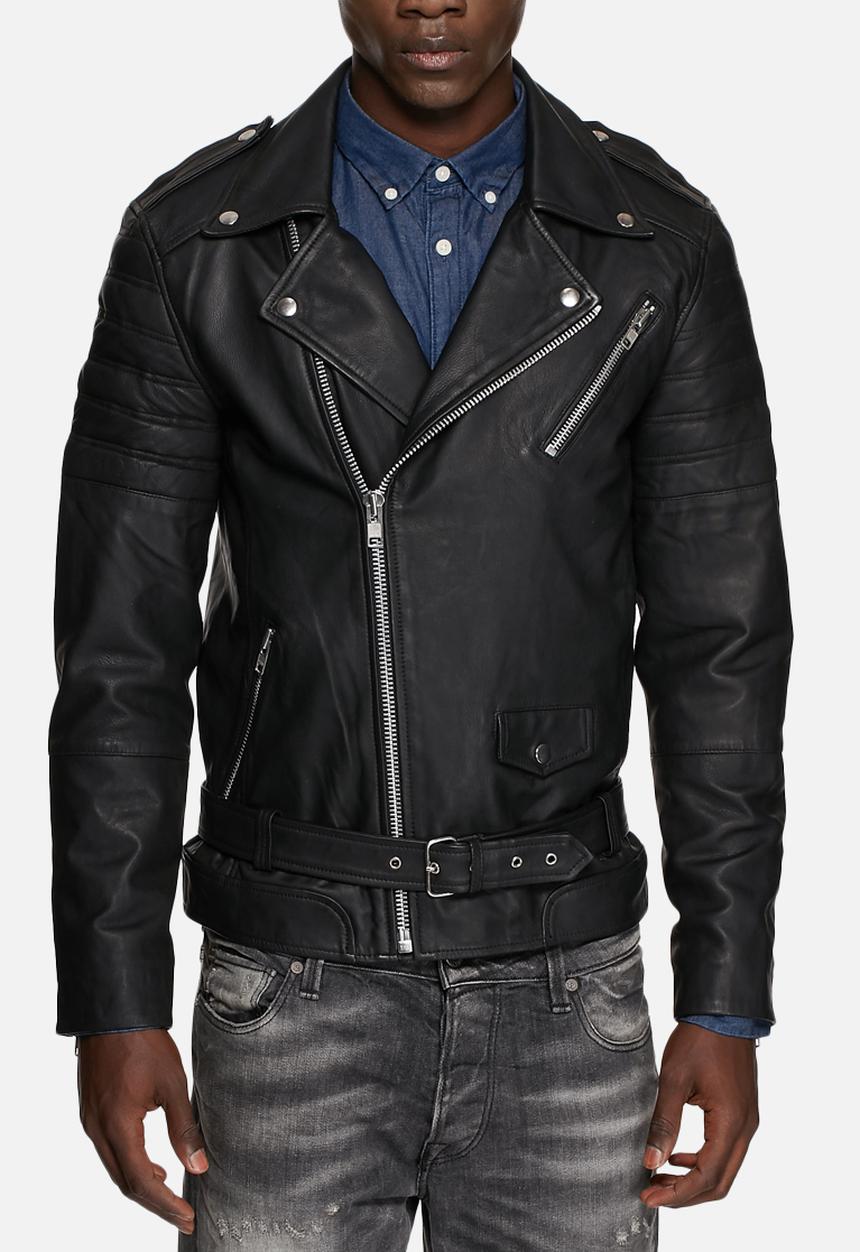 Selected Homme - Cane Leather Jacket 