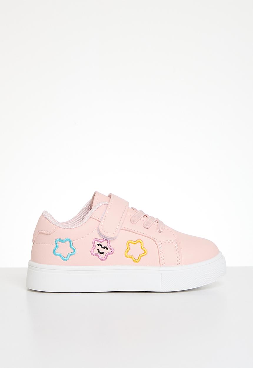 Pop Candy - Velcro & lace up Sneaker - pink