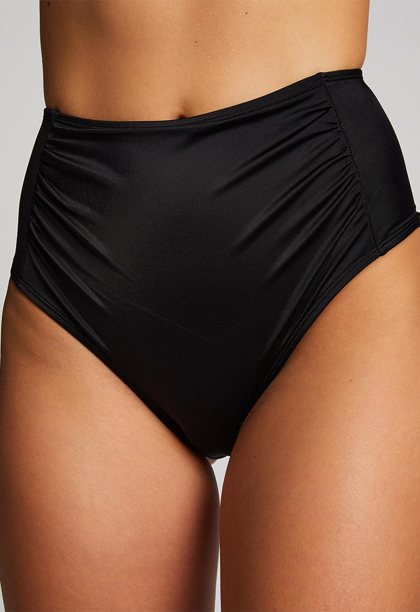 Hunkemoller - Luxe shaping cheeky hw - nero