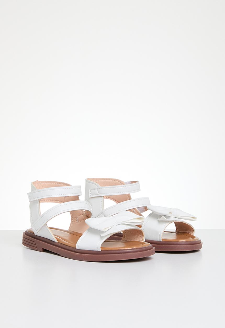 Pop Candy - Bow knot sandals - white