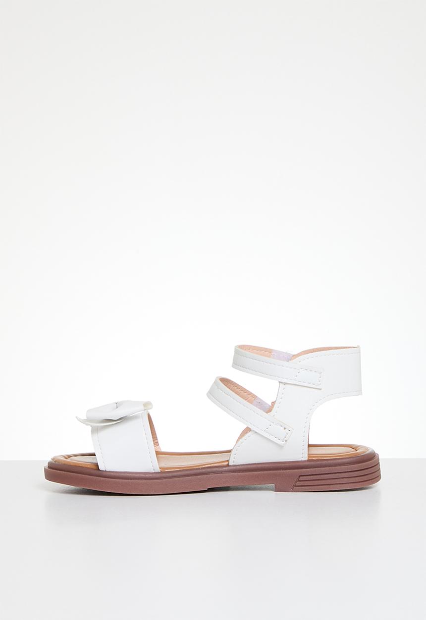 Pop Candy - Bow knot sandals - white