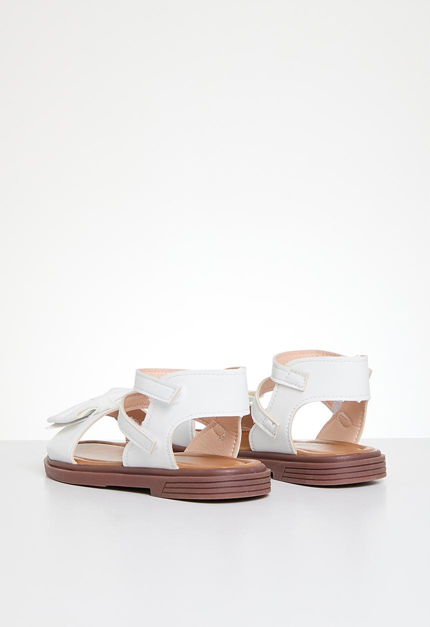 Pop Candy - Bow knot sandals - white