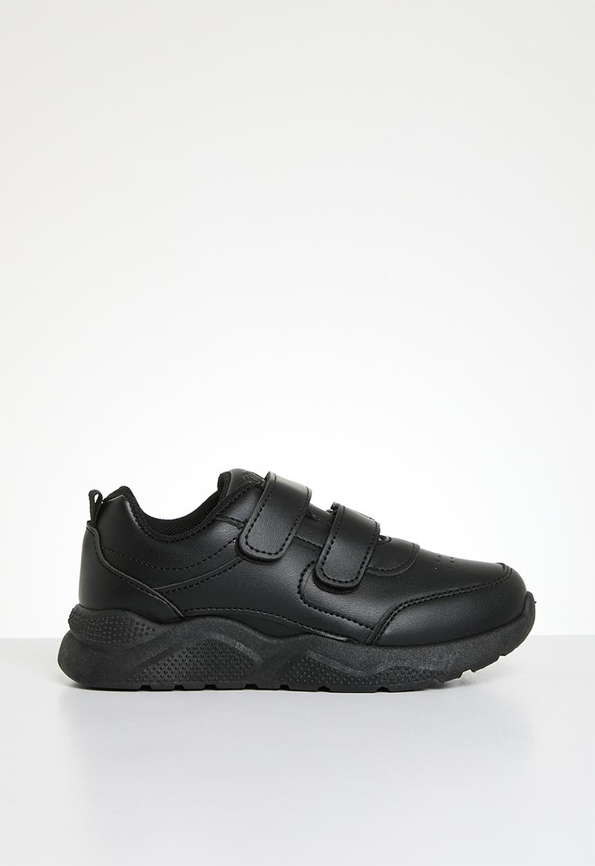Pop Candy - Twin velcro strap sneakers - black