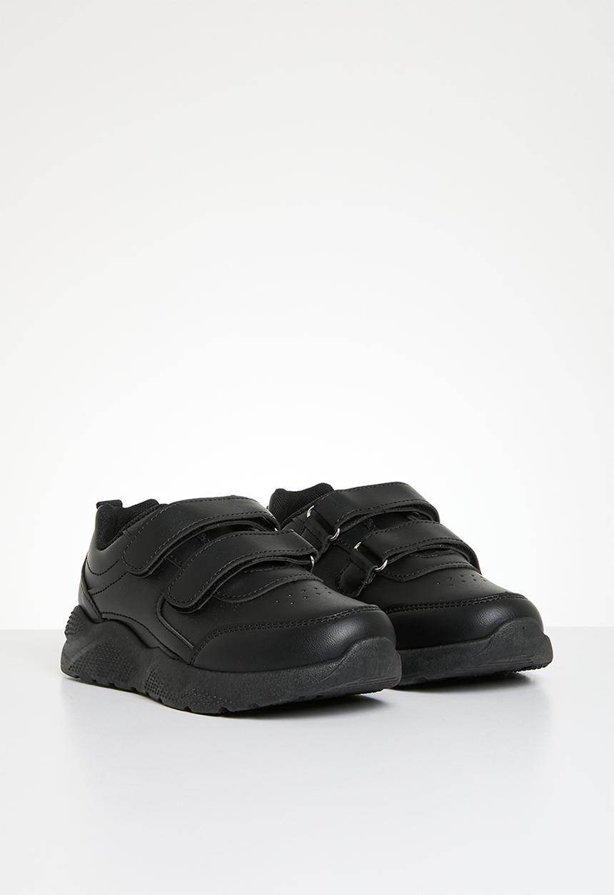 Pop Candy - Twin velcro strap sneakers - black
