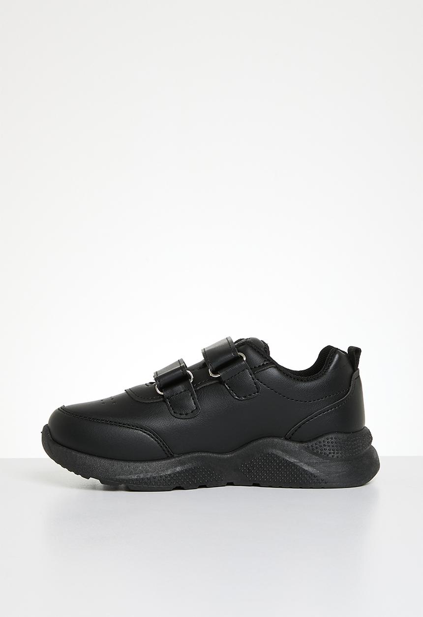 Pop Candy - Twin velcro strap sneakers - black