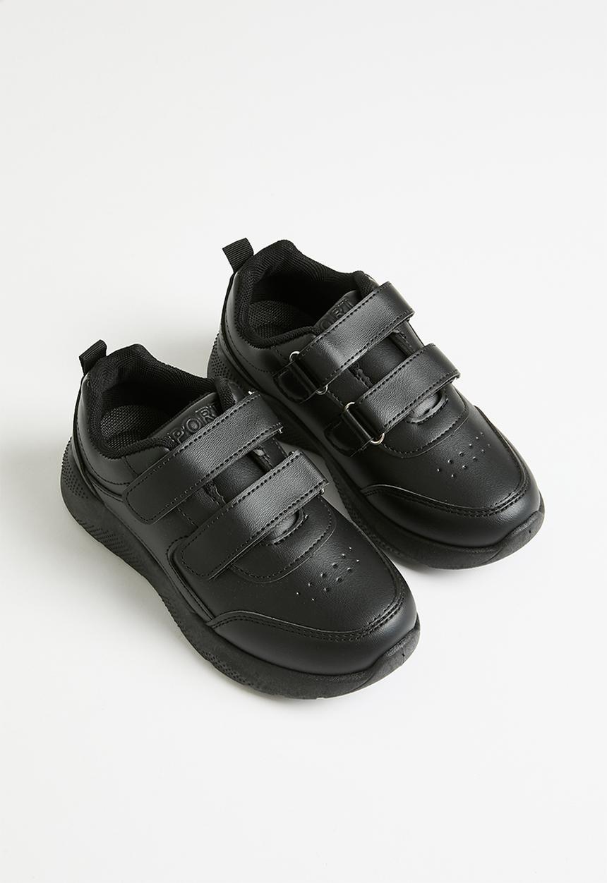 Pop Candy - Twin velcro strap sneakers - black