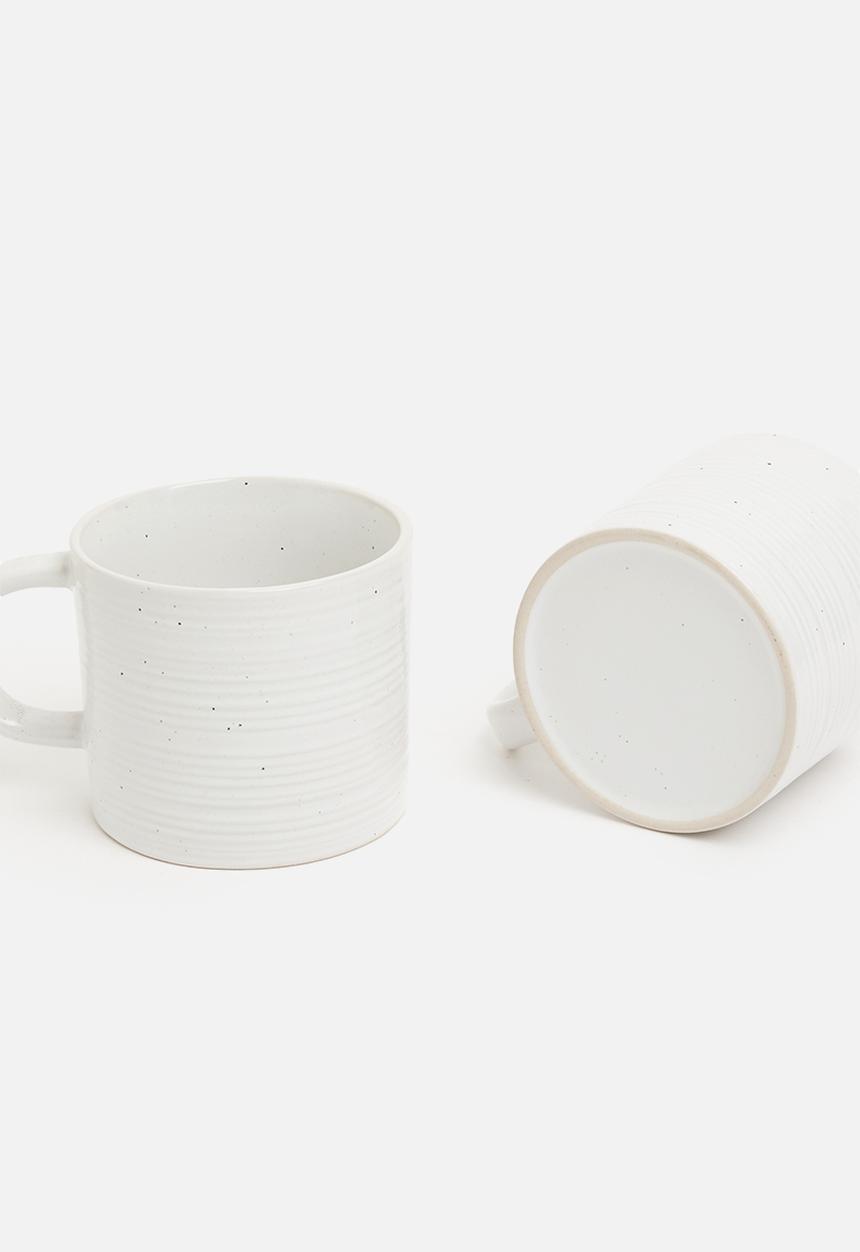 Sixth Floor - Addy mug set of 4 - white