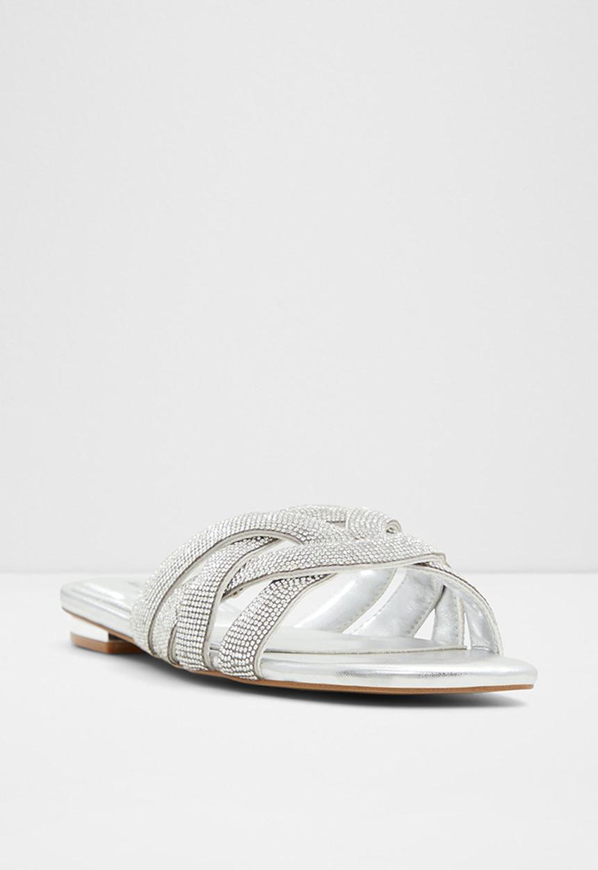 ALDO - Corally slip-on sandal - silver