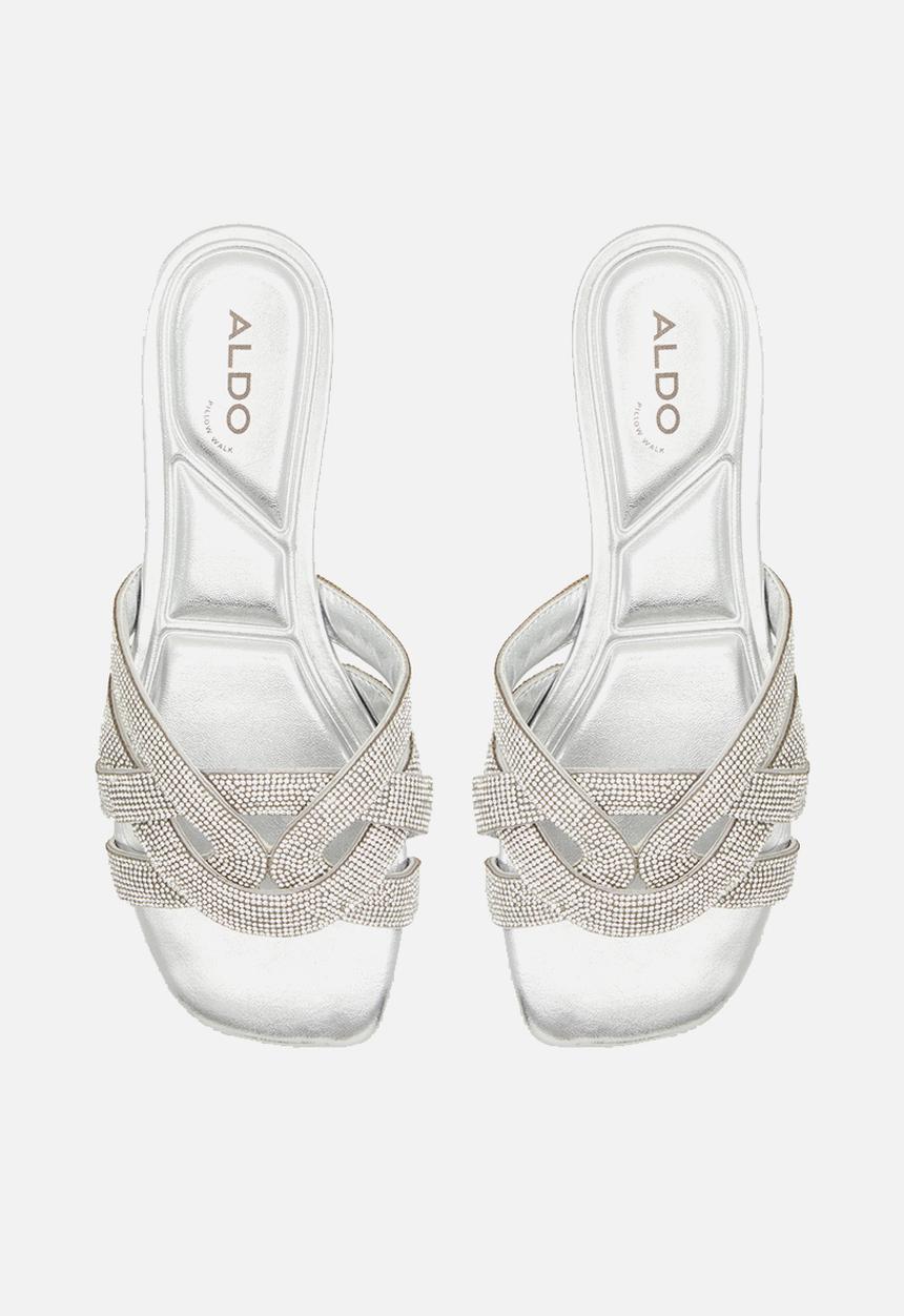 ALDO - Corally slip-on sandal - silver