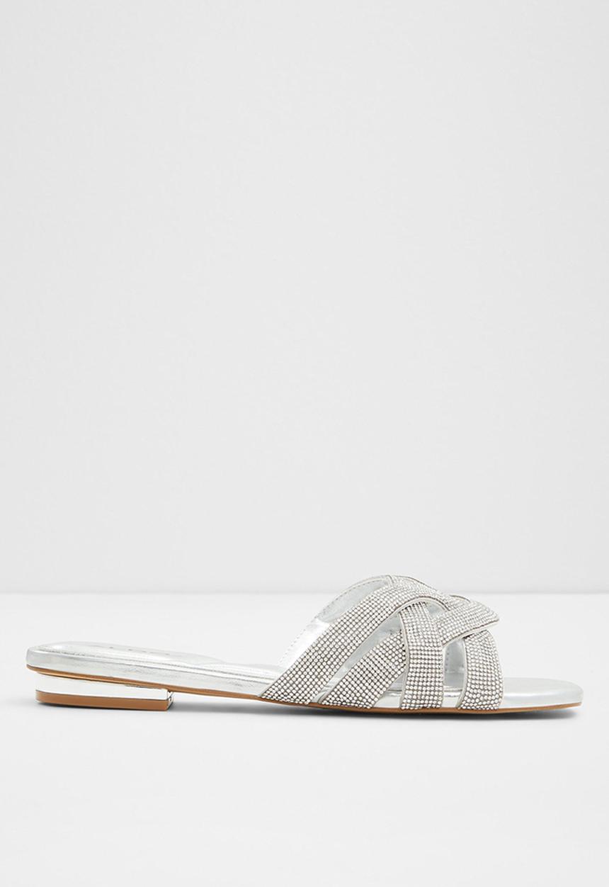 ALDO - Corally slip-on sandal - silver