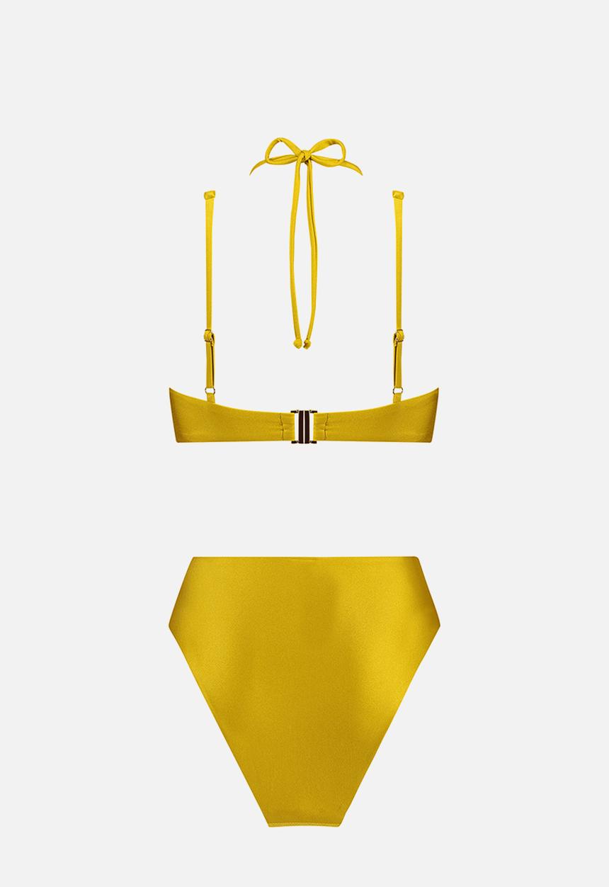 Hunkemoller - Nice ring swimsuit - antique moss