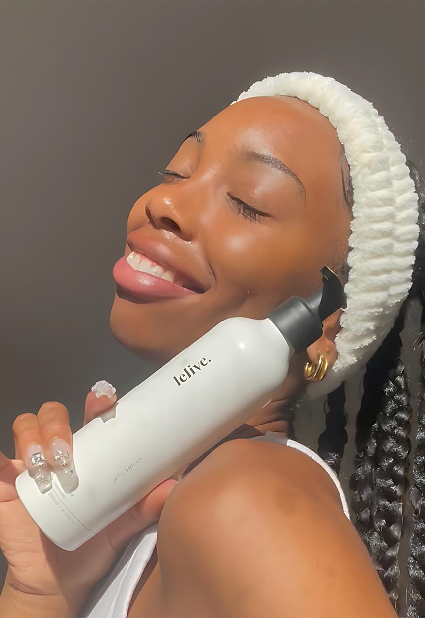 lelive. - jelly splash - cleanse + renew jelly cleanser