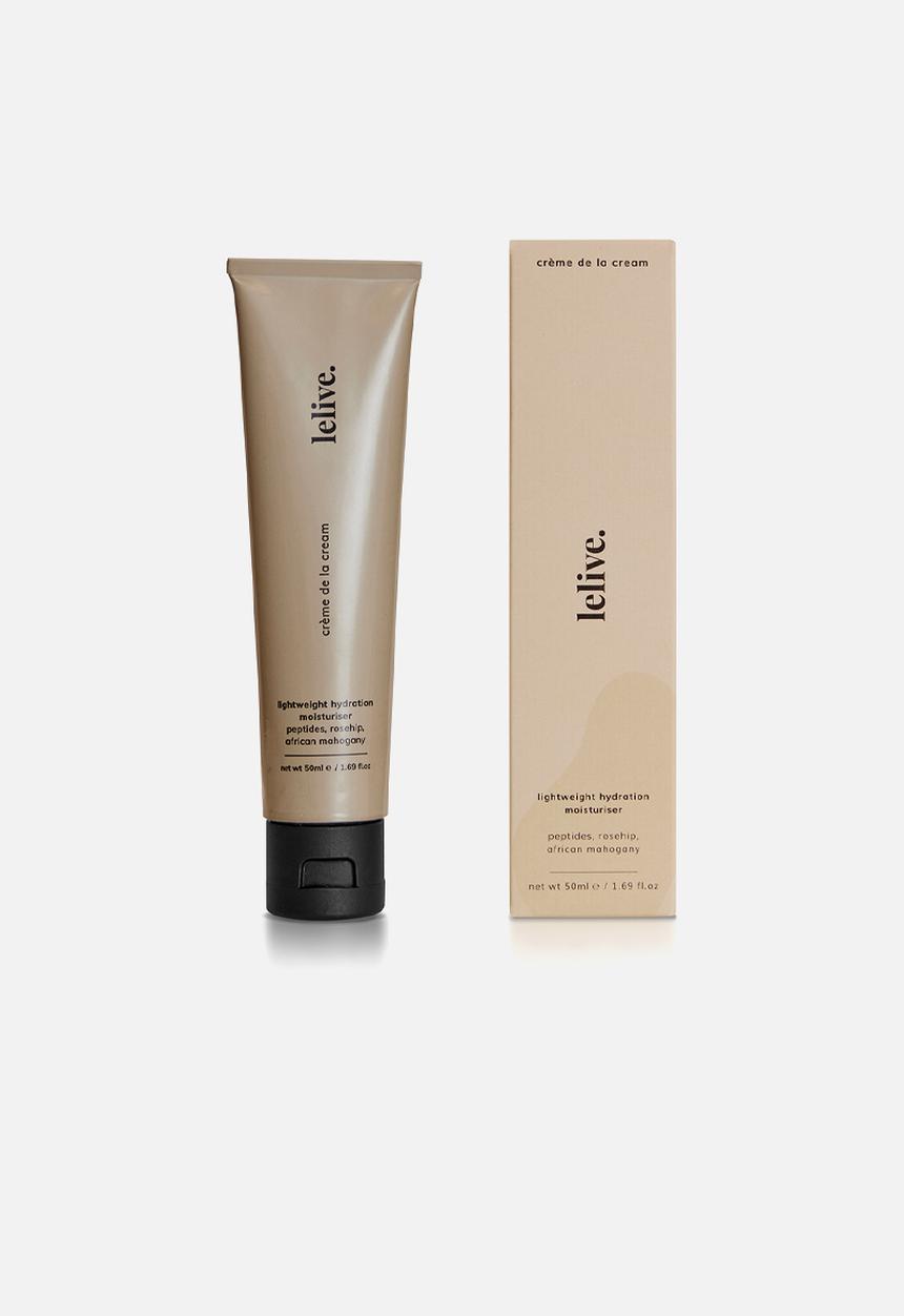 lelive. - crème de la cream - lightweight hydration moisturiser