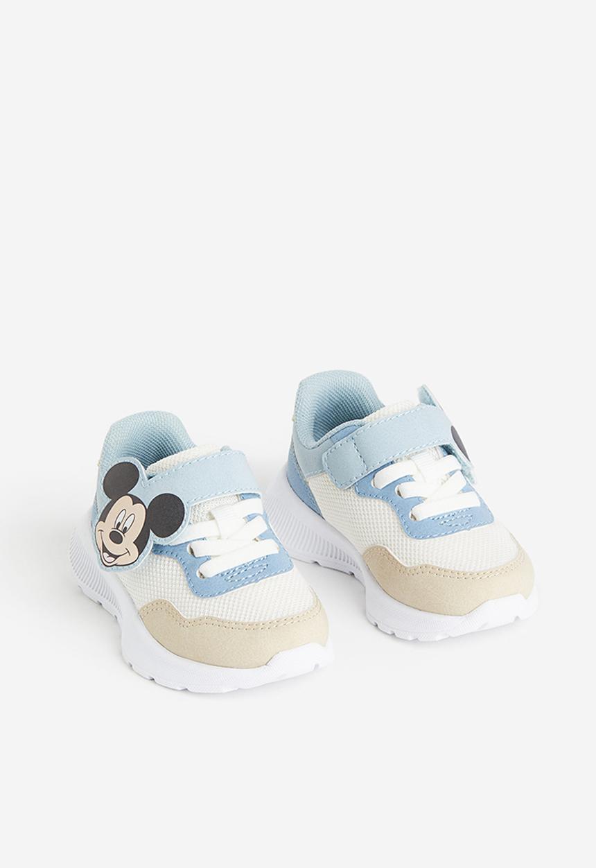 H&M - Lightweight-sole trainers - light blue/mickey mouse