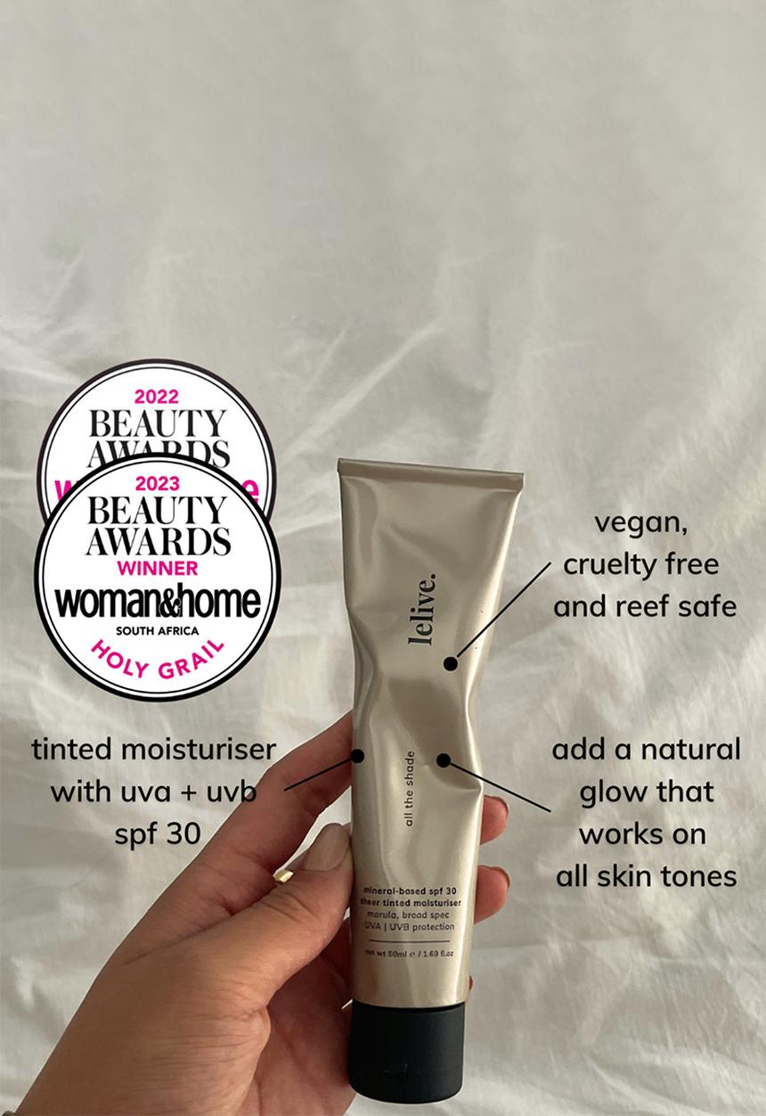 lelive. - all the shade - spf 30 sheer tinted moisturiser