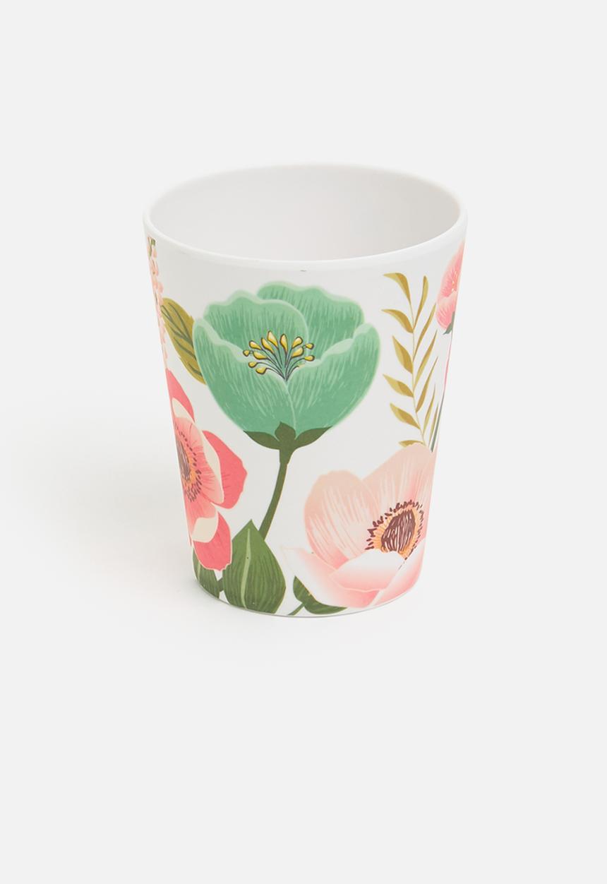 Excellent Houseware - Rosy outdoor mug set of 4 - multi
