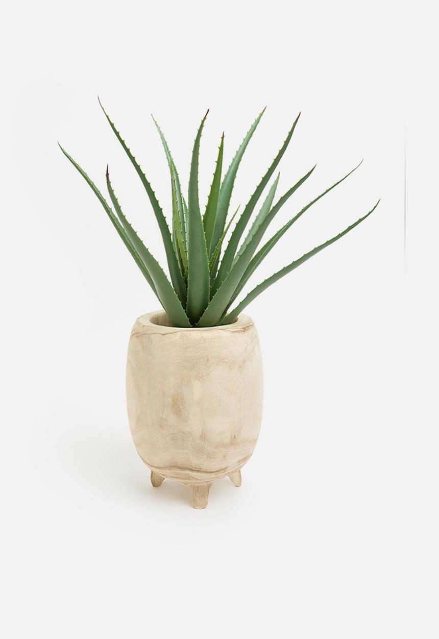 H&S - Paulownia wood planter - natural