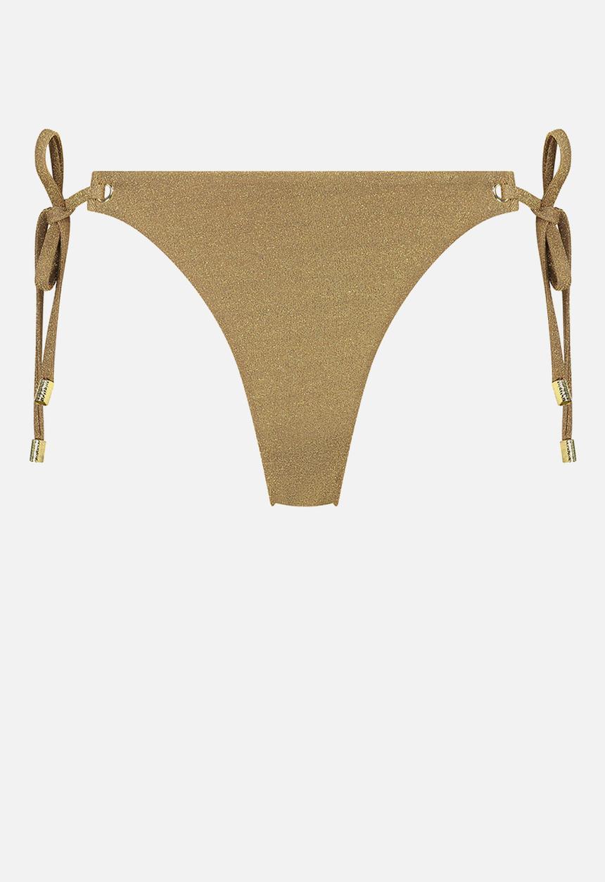 Hunkemoller - Goldie lurex cheeky t - gold