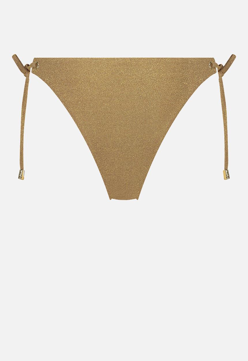 Hunkemoller - Goldie lurex cheeky t - gold