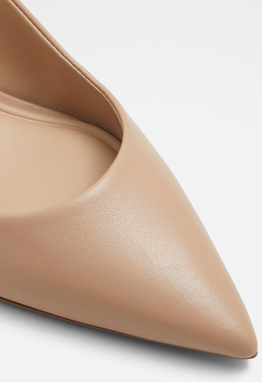 ALDO - Uliana leather block heel - beige