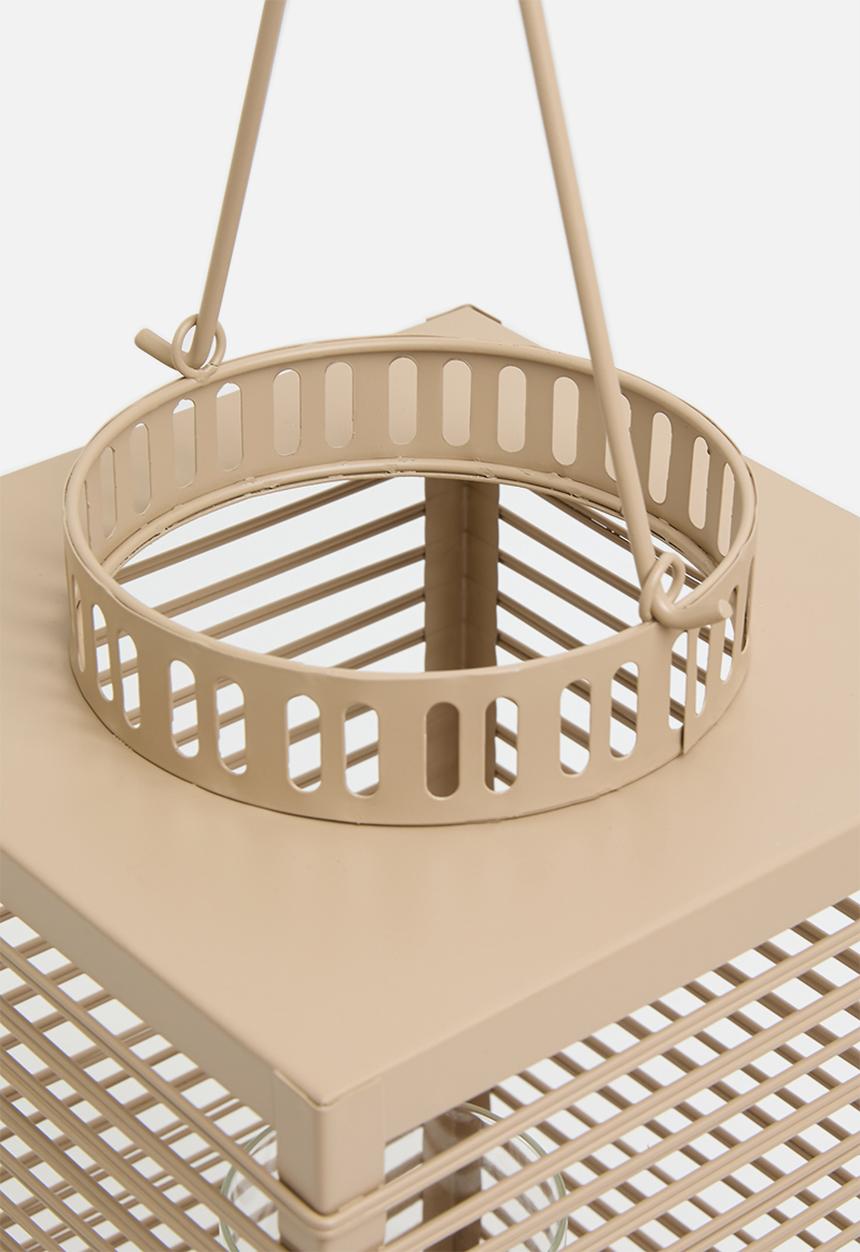 H&S - Yoki iron outdoor lantern - taupe