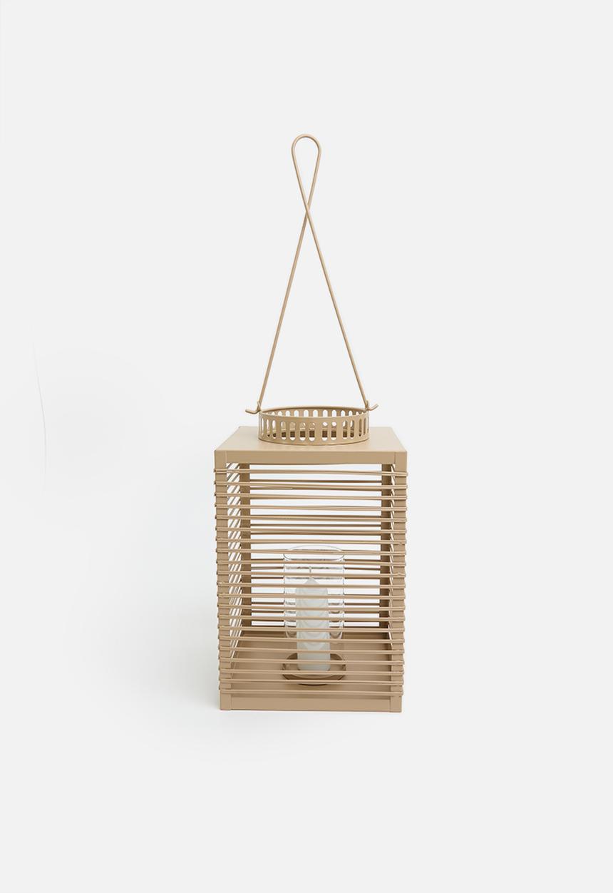 H&S - Yoki iron outdoor lantern - taupe