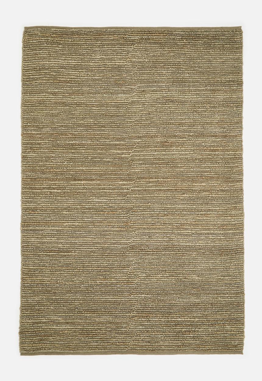 Sixth Floor - Hand Woven Chunky Jute Rug - Khaki