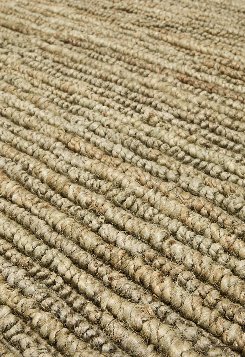 Sixth Floor - Hand Woven Chunky Jute Rug - Khaki