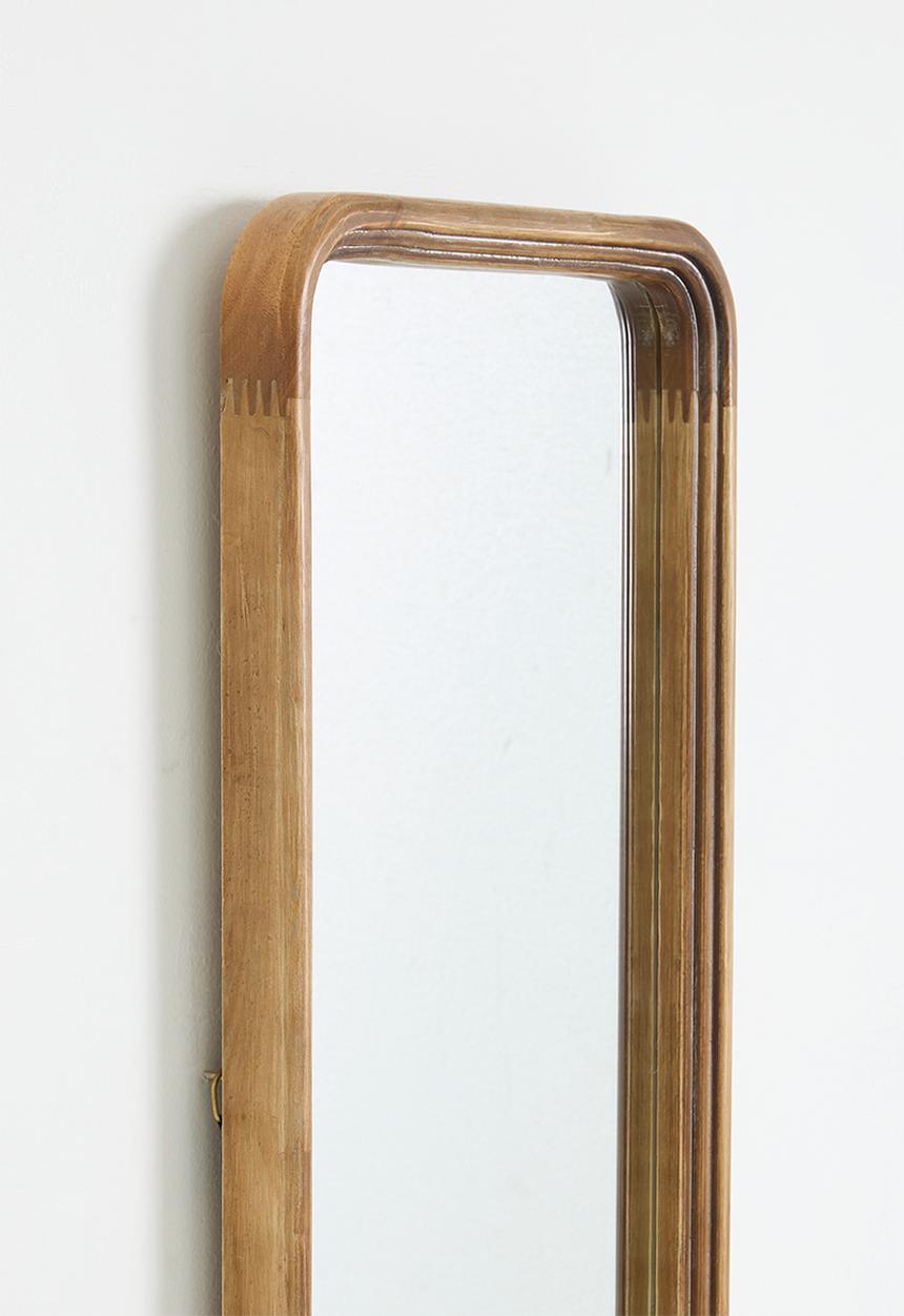 Sixth Floor - Wooden Full Length Mirror - Natural