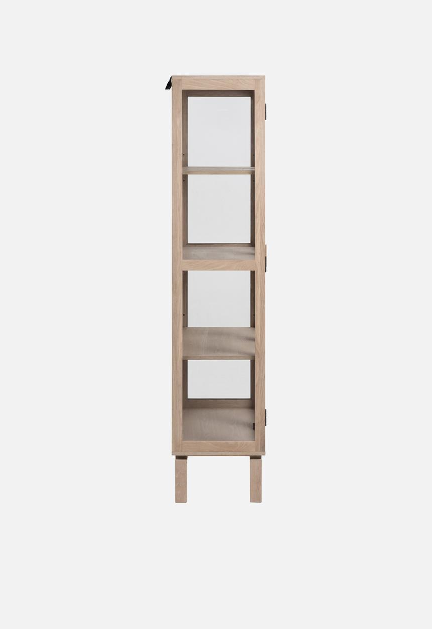Sixth Floor - Linley display cabinet - white pigmented oiled oak veneer