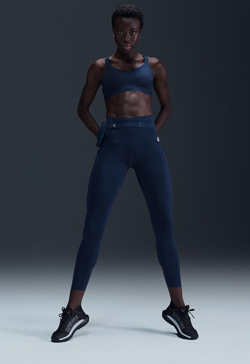 Nike - Nike Dri-FIT Trail 7/8 Tight - Armory Navy/Armory Navy/Black