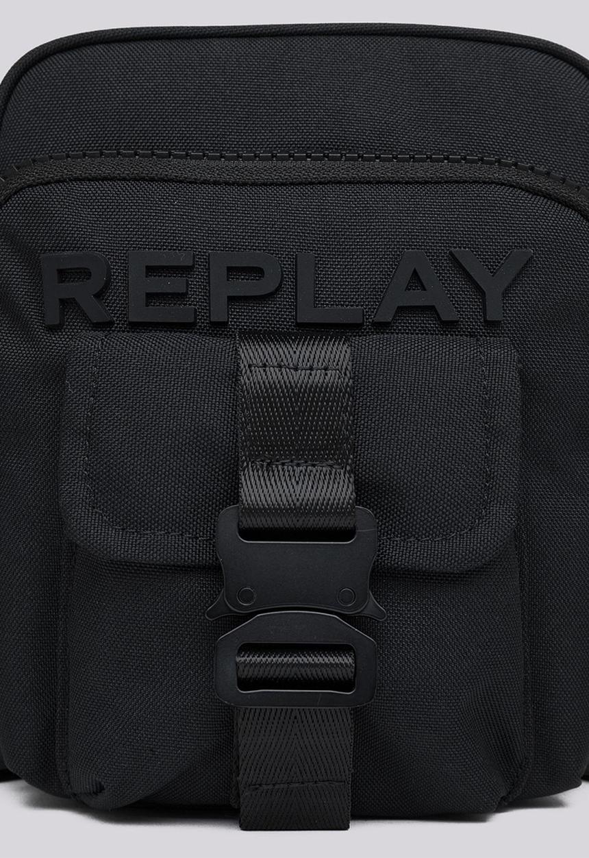 Replay - Polyester oxford bag - black