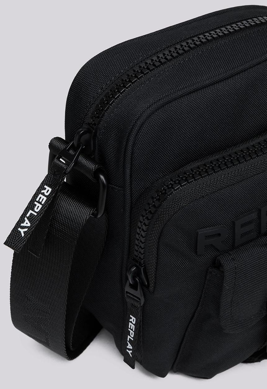 Replay - Polyester oxford bag - black