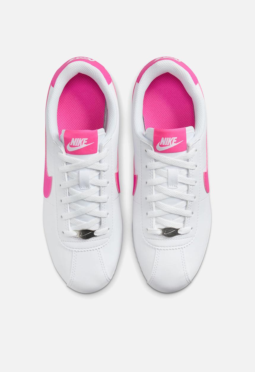 Nike - Nike Kids Cortez Gs - White/Laser Fuchsia