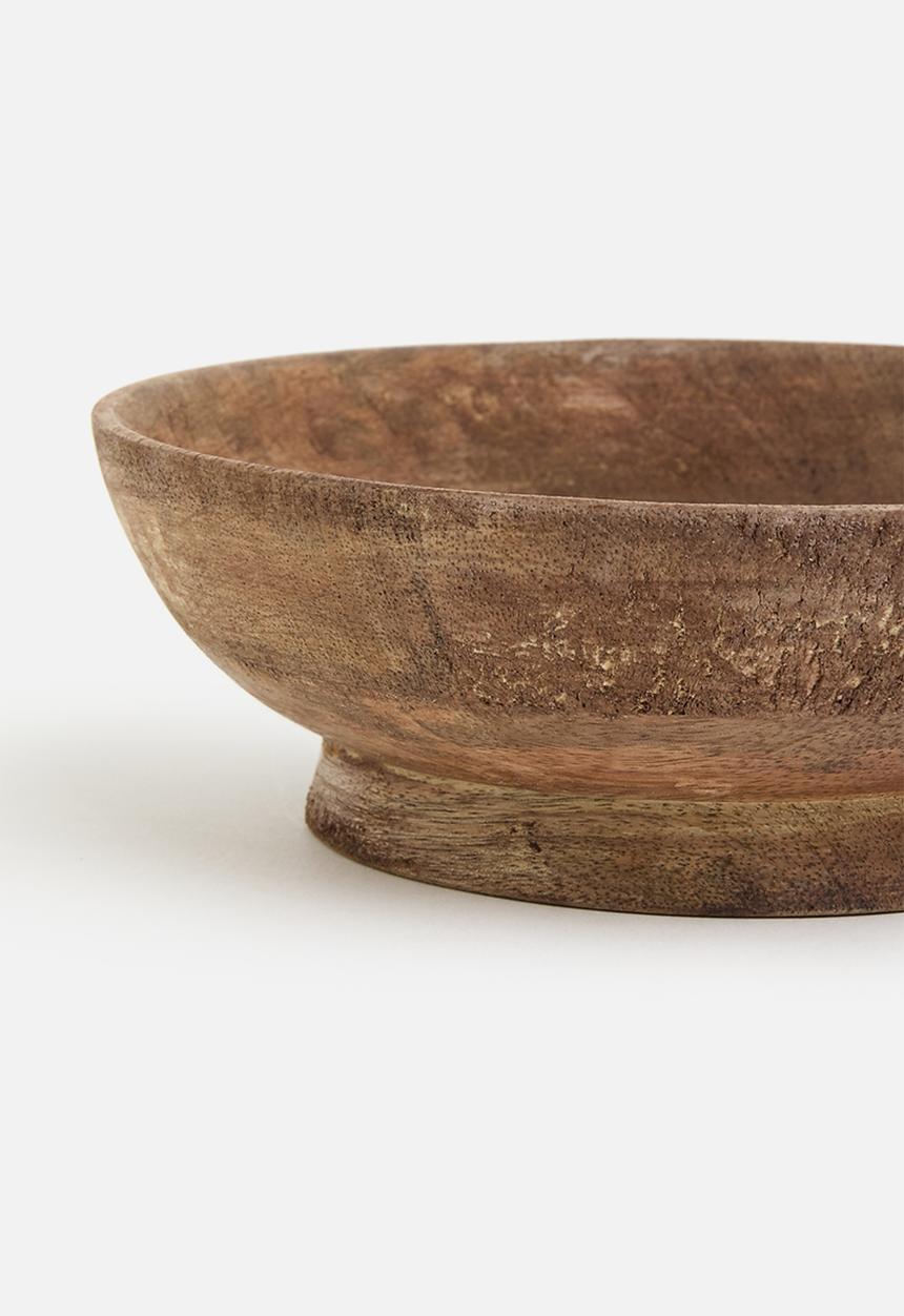 Excellent Houseware - Rondo wooden tapas bowl set of 2 - natural