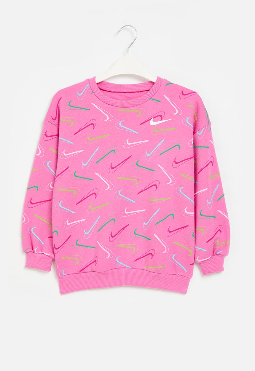 Nike - Nkg swoosh logo bf crew - playful pink