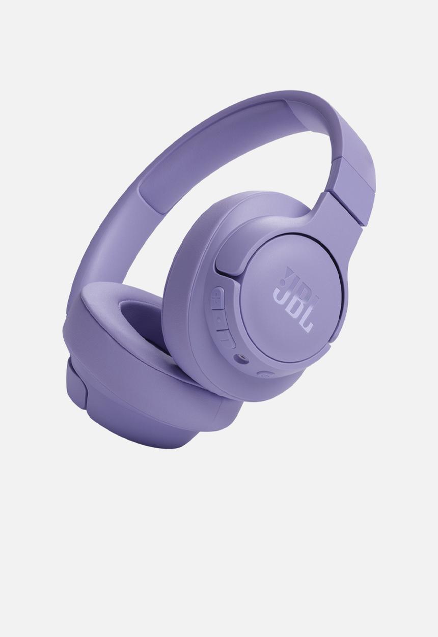 JBL - T 720 BT Over-Ear Headphones - Purple
