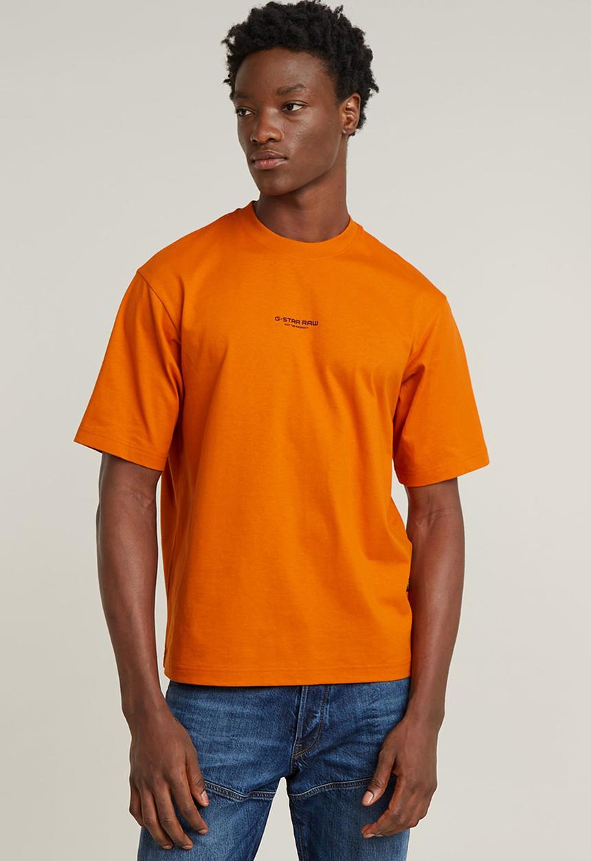 G-STAR - Center chest boxy r t - marmalade