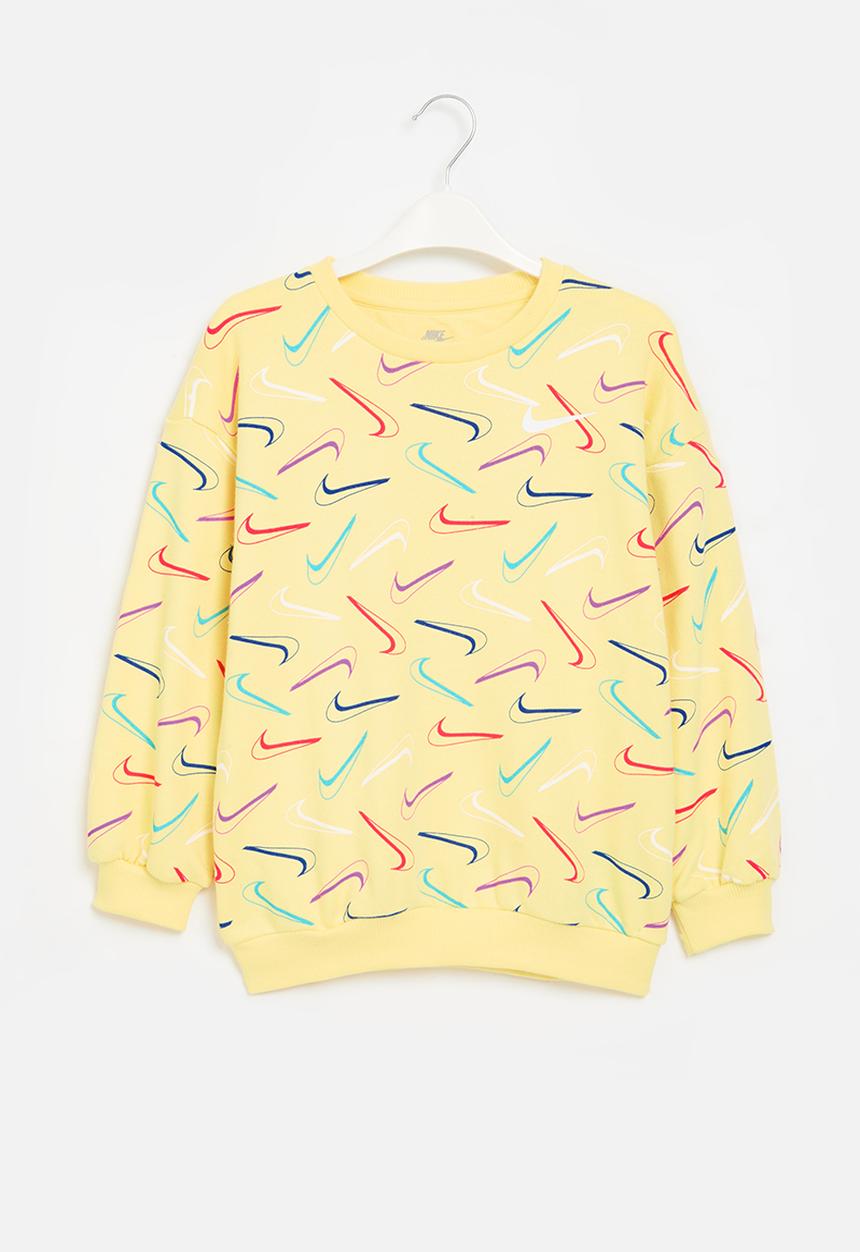 Nike - Nkg swoosh logo bf crew - soft yellow