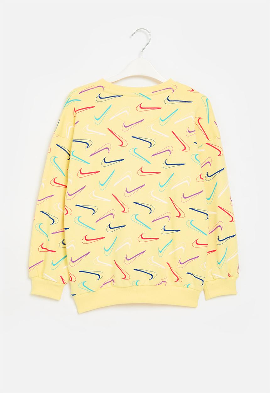 Nike - Nkg swoosh logo bf crew - soft yellow