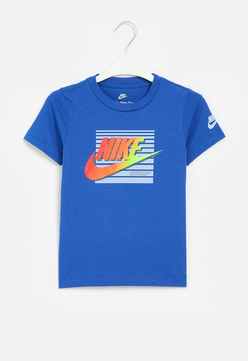 Nike - Nkb nike futura block short sleeve tee - game royal