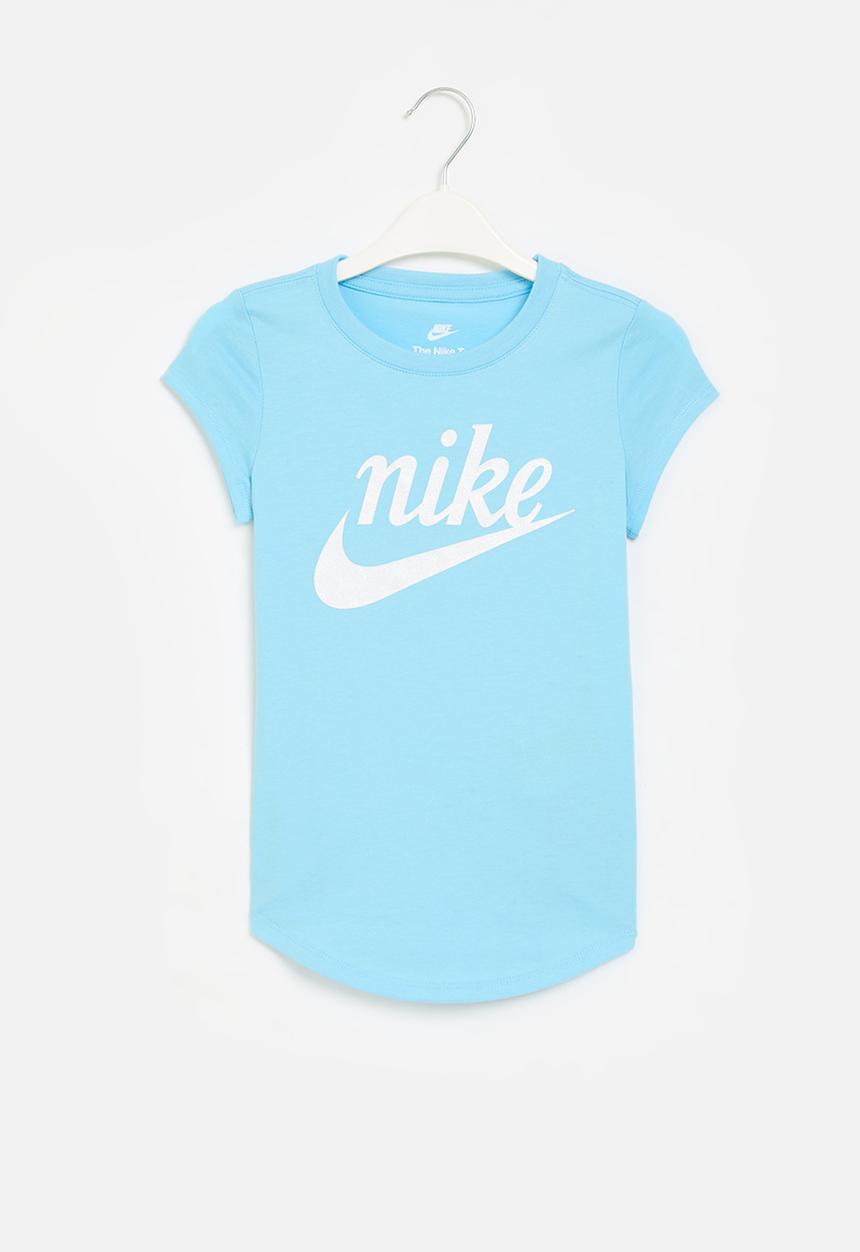 Nike - Nkg script futura short sleeve tee - aquarius blue