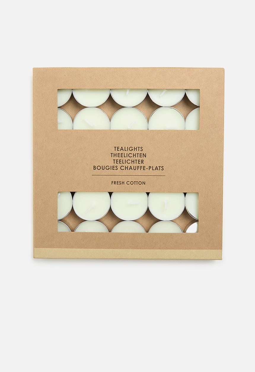 H&S - Lux scented tealight candles - fresh cotton