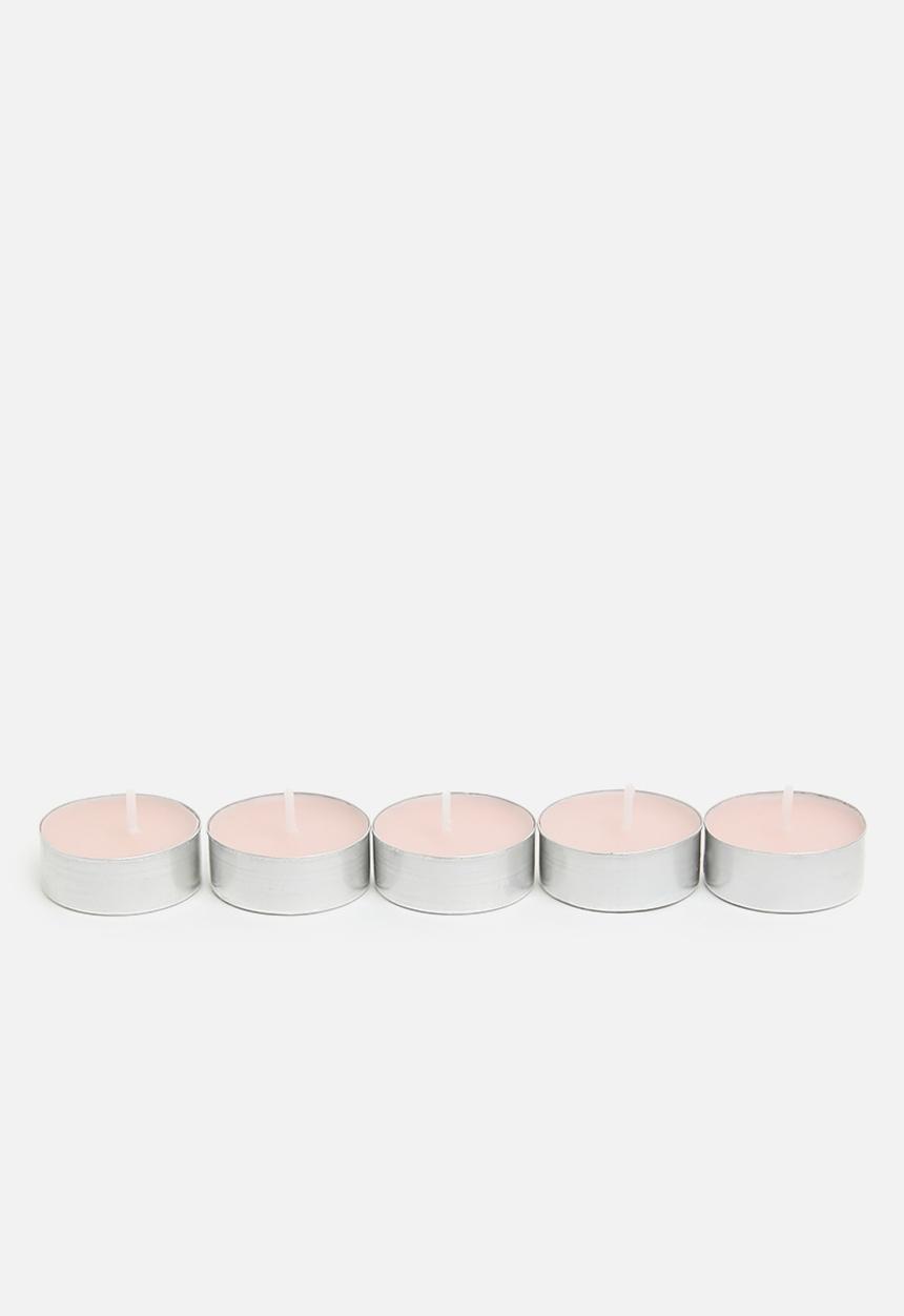 H&S - Lux scented tealight candles - tobacco amber