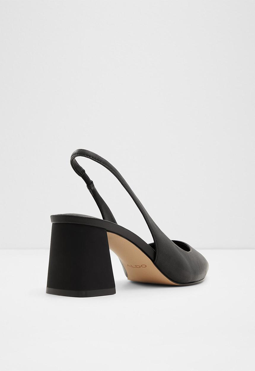 ALDO - Uliana leather block heel - black