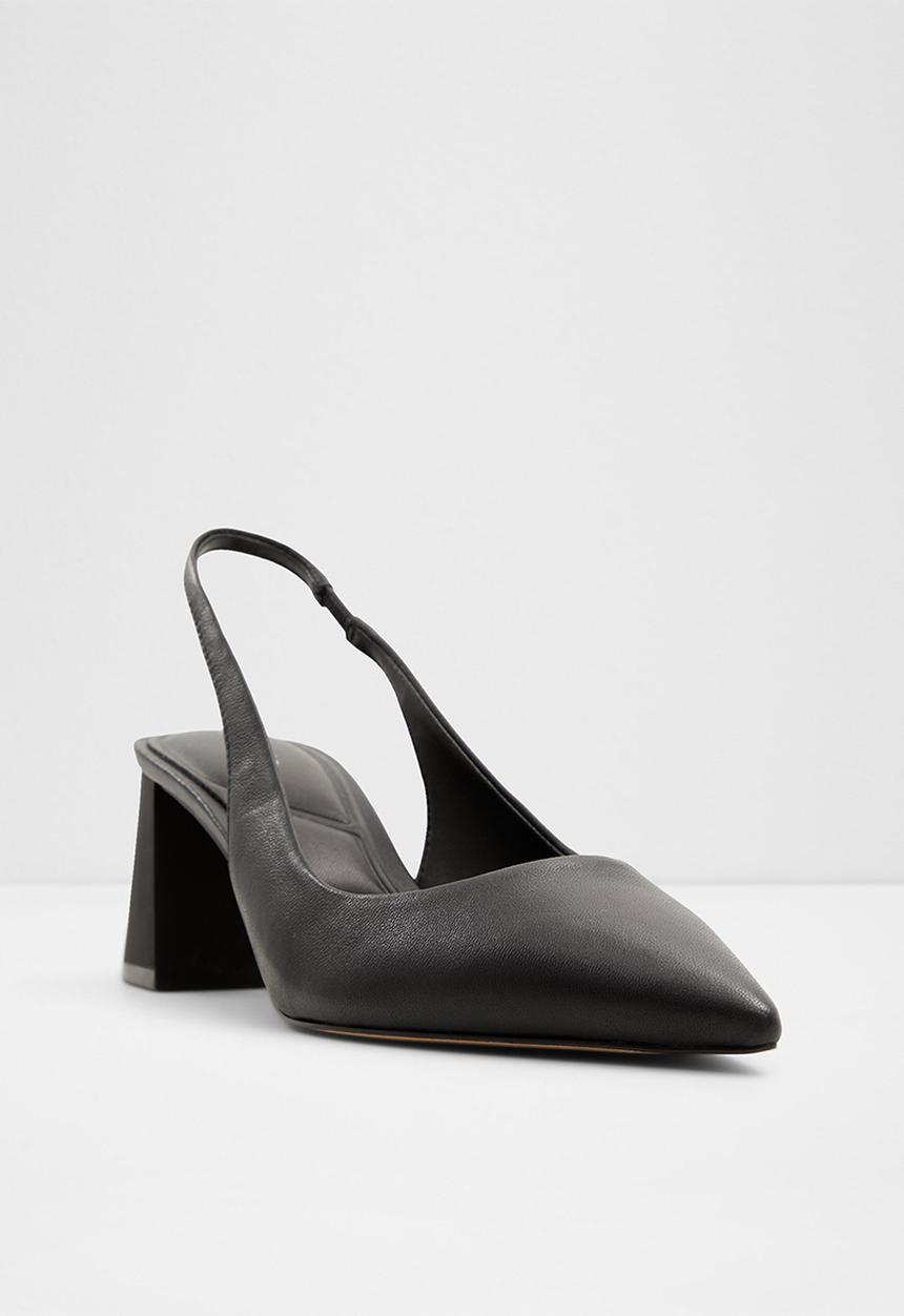 ALDO - Uliana leather block heel - black