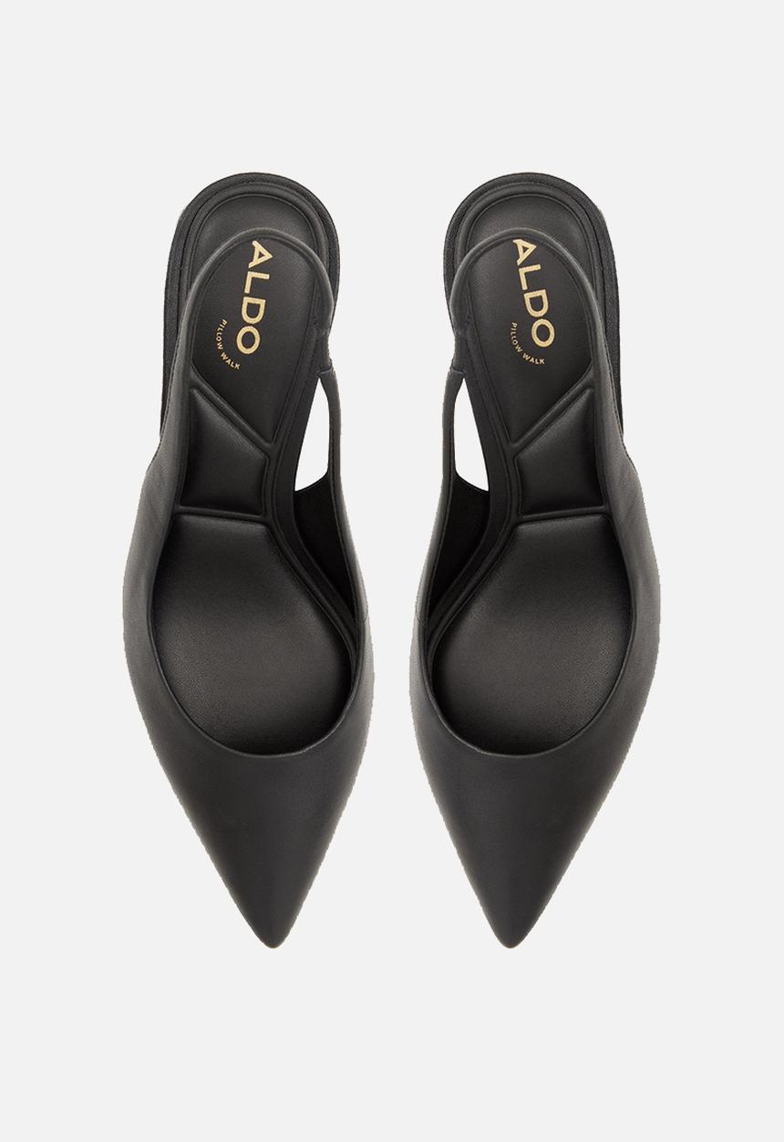 ALDO - Uliana leather block heel - black