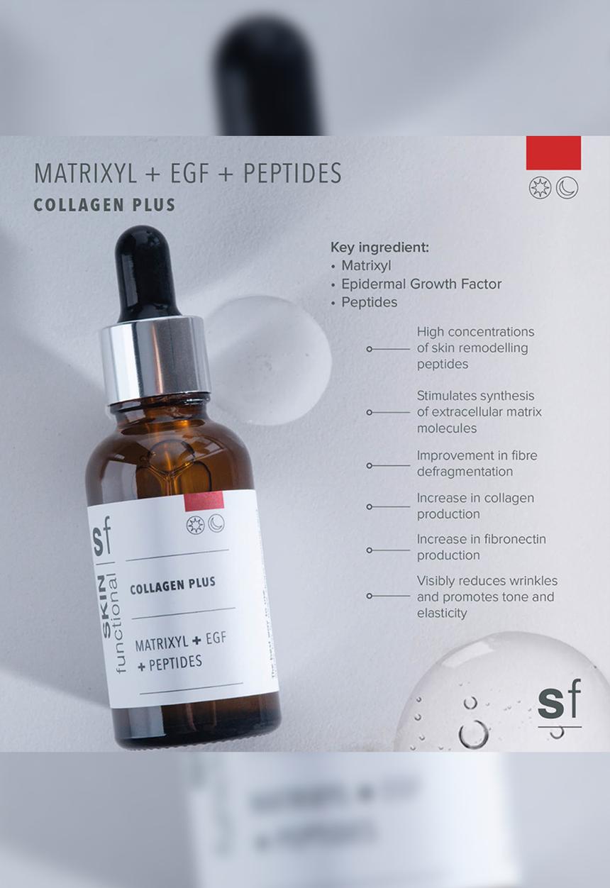 SKIN functional - Matrixyl + EGF + Peptides, Collagen Plus