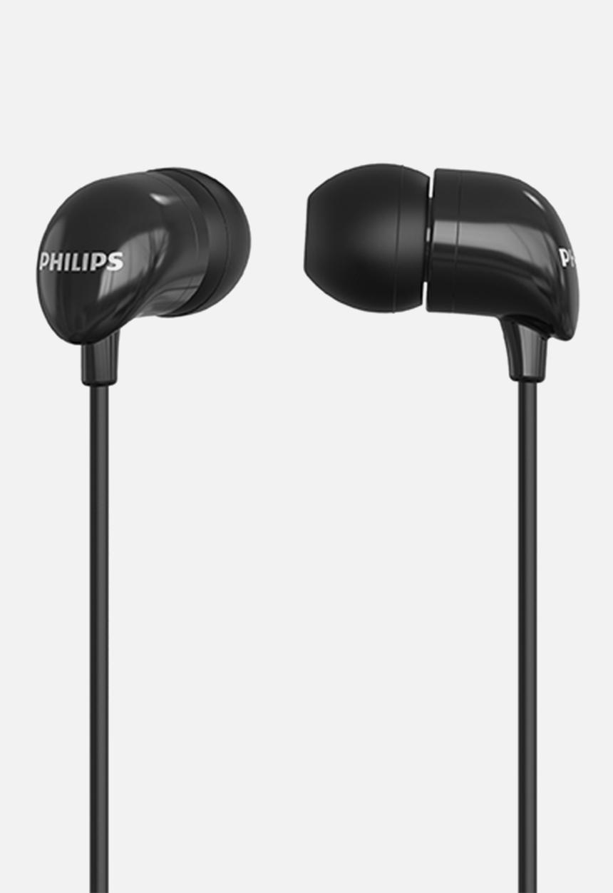 Philips - Bk_in ear jell bud+mic - black